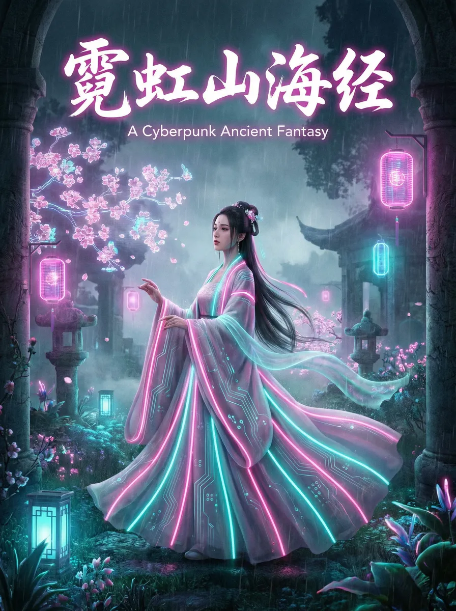 dnf圣骑士装备 古风奇缘短剧 - 霓虹山海经海报